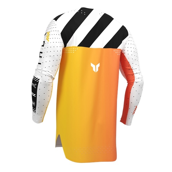 THOR SPORT SYNTH ホワイト MXジャージ | モトクロスウエア,大人,THOR