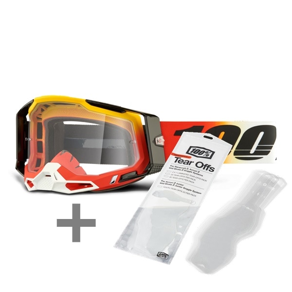 モトクロスゴーグル・オフロードバイクゴーグル,100%,RACECRAFT 2