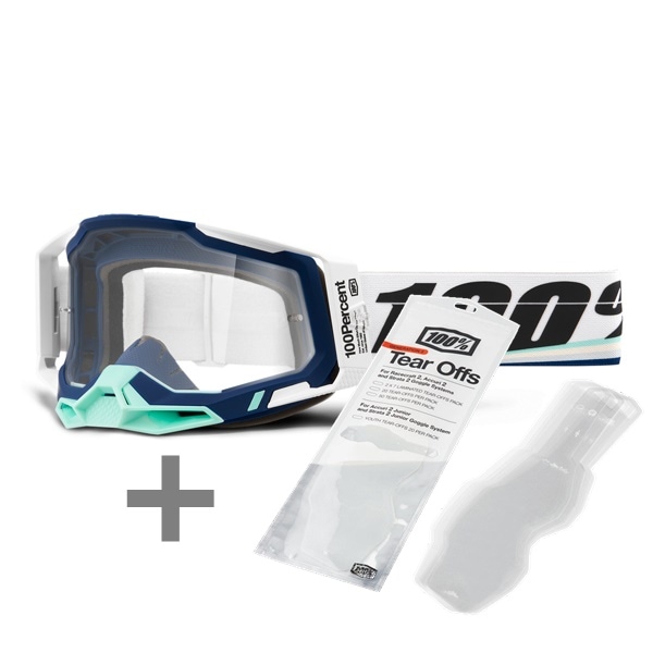 モトクロスゴーグル・オフロードバイクゴーグル,100%,RACECRAFT 2