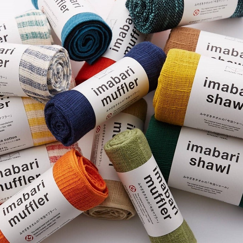 愛媛/みやざきタオル〉いまばりマフラー （オールシーズン）