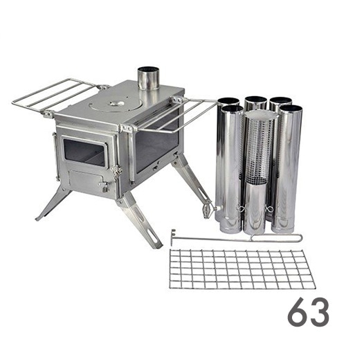 ウィンナーウェル ノマドビュー Mサイズ (63mm) 薪ストーブ 本体セット