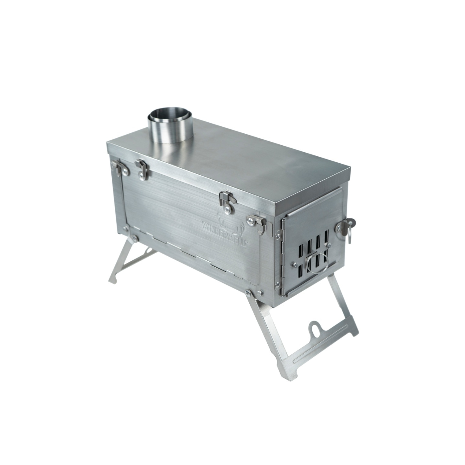 バックパック チタン 折りたたみ キャンプ 薪ストーブ ソロ ツーリング