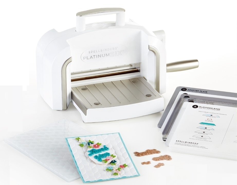 中型ダイカットマシン/Spellbinders Newプラチナム6 プレートサイズA5