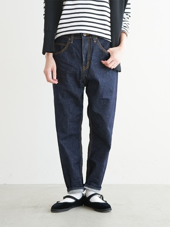 ◇[1-260972] mizuiro ind(ミズイロインド) ハイウエストデニム/high
