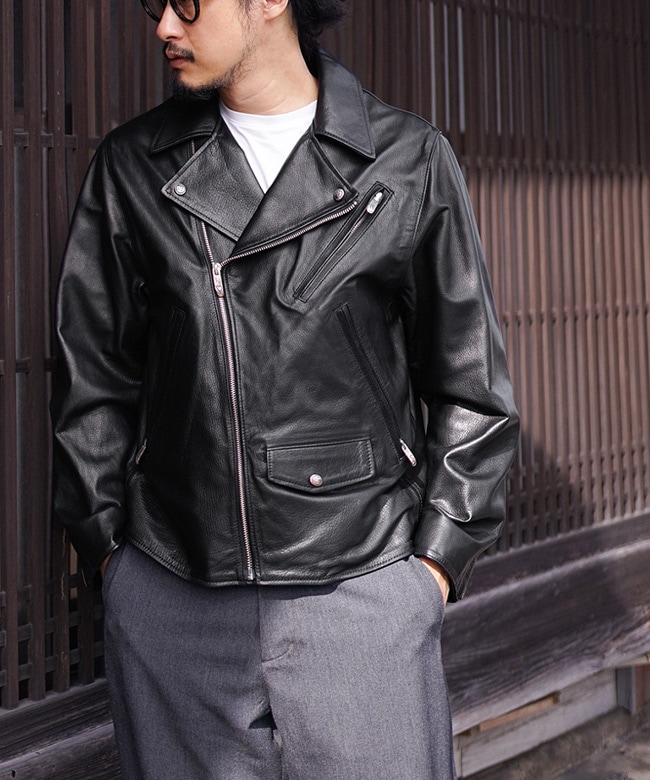 PC-017-1962]PORTER CLASSIC(ポータークラシック) PC RIDERS JACKET W