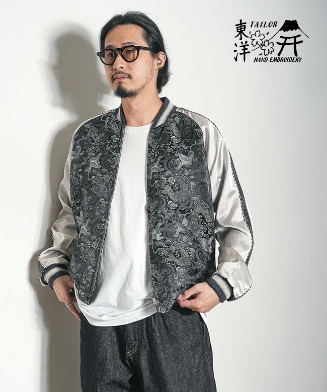 TT15717]TAILOR TOYO(テーラー東洋) Early 1950s Style Rayon Brocade