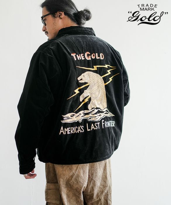 SALE 20%OFF】[GL15678]gold(ゴールド) VELVETEEN ALASKA JACKET
