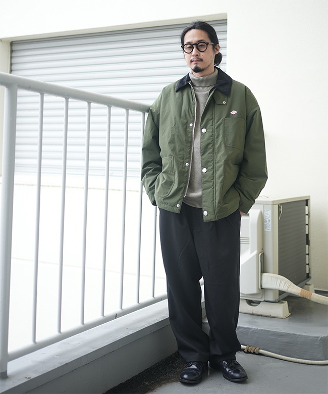 ◇[DT-A0524NTF]DANTON(ダントン) COVERALL JACKET 中綿ナイロン
