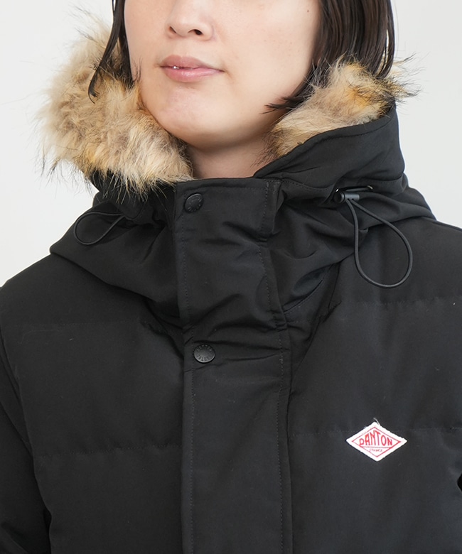 DT-A0007TET] DANTON(ダントン) FAKE FAR HOODED DOWN JACKET(フェイク
