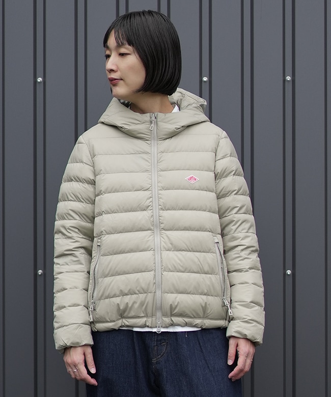 ◇[DT-A0563NRP]DANTON(ダントン) ナイロンタフタミドルダウンフード