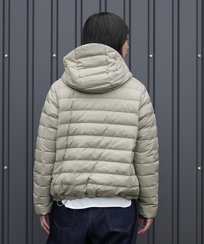 ◇[DT-A0563NRP]DANTON(ダントン) ナイロンタフタミドルダウンフード