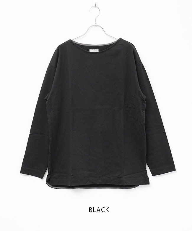 SALE 30%OFF】[251-130128]CURLY&Co.(カーリー) BIO TEE BOAT-NECK (L