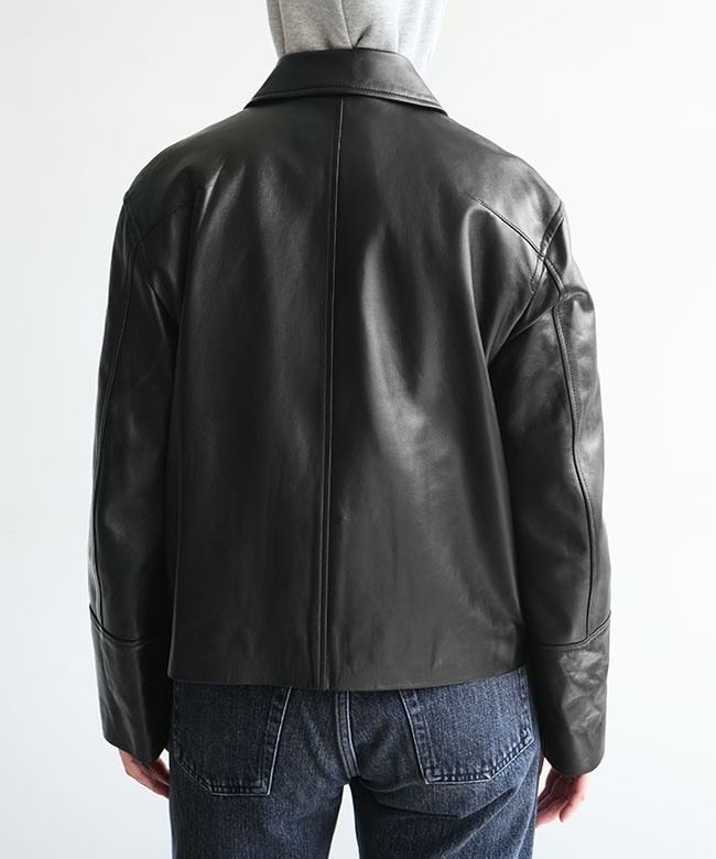 25AMSJK05]THE SHINZONE(ザ シンゾーン) LEATHER JACKET レザー