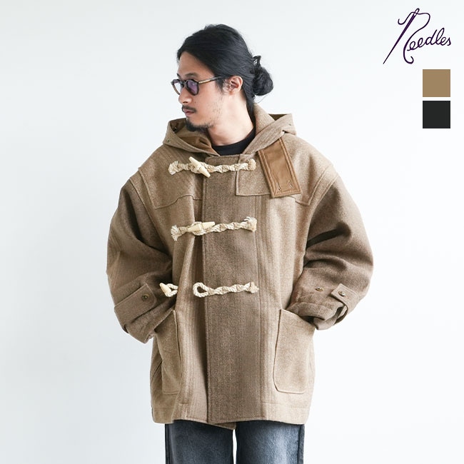 極美品 マッキントッシュ WEIR ダッフルコート ヘリンボーン 現行 M 極