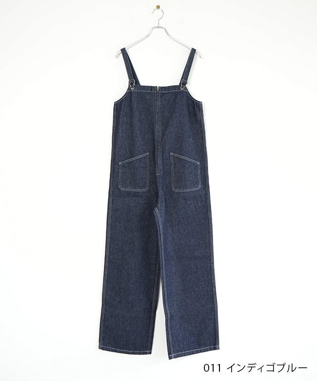 JL251P35]JOHNBULL(ジョンブル) デニムチューブサロペット