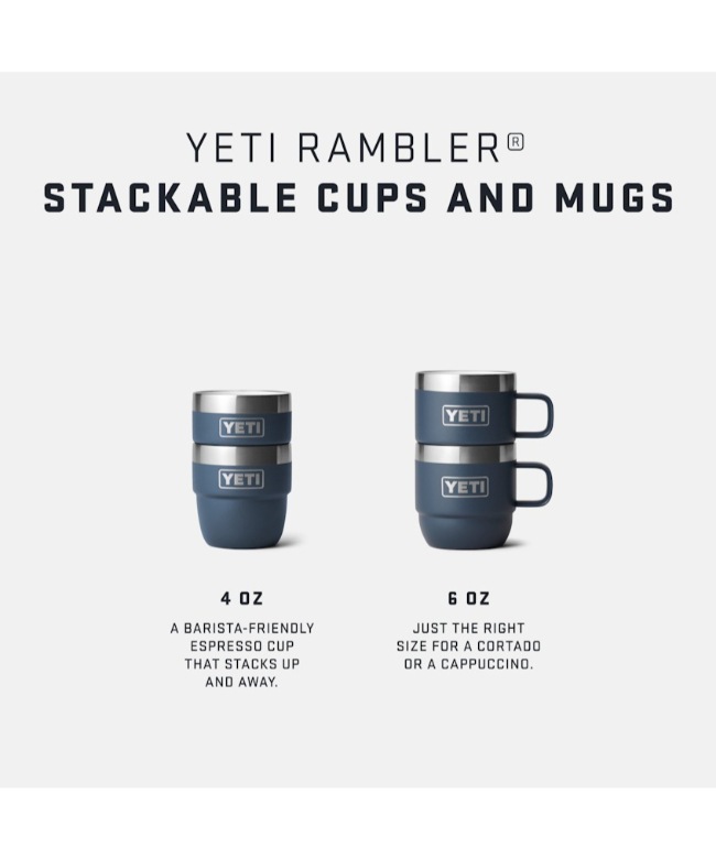 21071503788] YETI(イエティー) / 6OZ STACKABLE MUGS 2PK(6oz