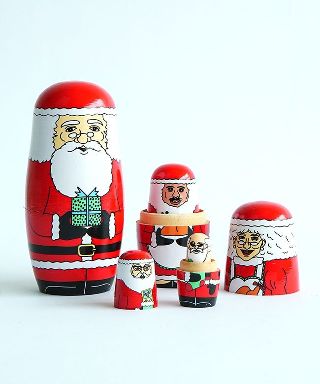 3415WME]DETAIL×MIDORI KOMATSU ワールド メリー クリスマス サンタ