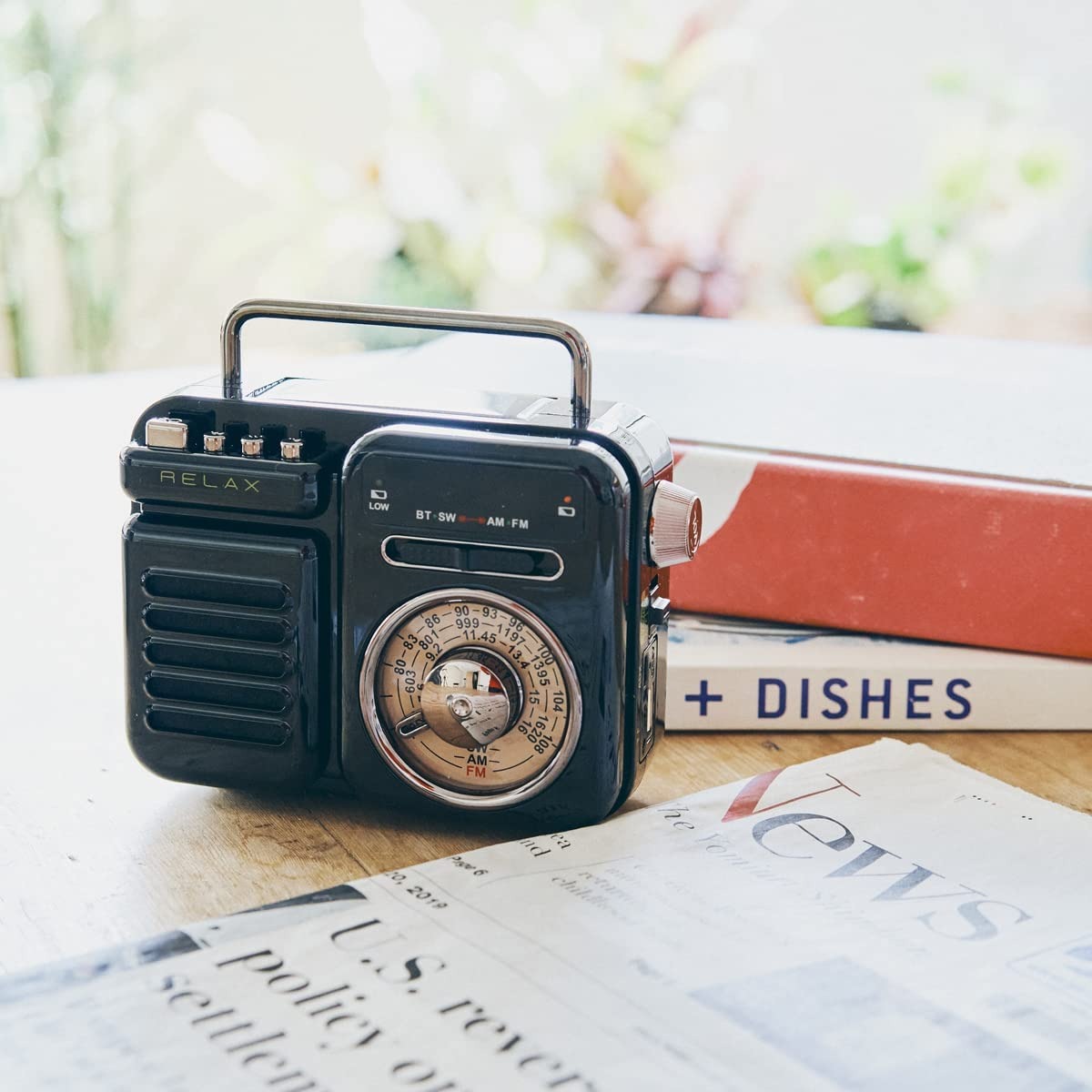 re096-05) /RELAX(リラックス) / マルチレトロラジオ（ブラック