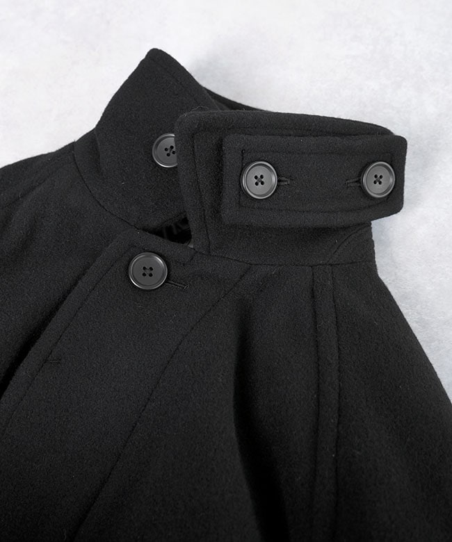 SALE 30%OFF】[243-91701]EVCON(エビコン) Wool Stain Collar Half