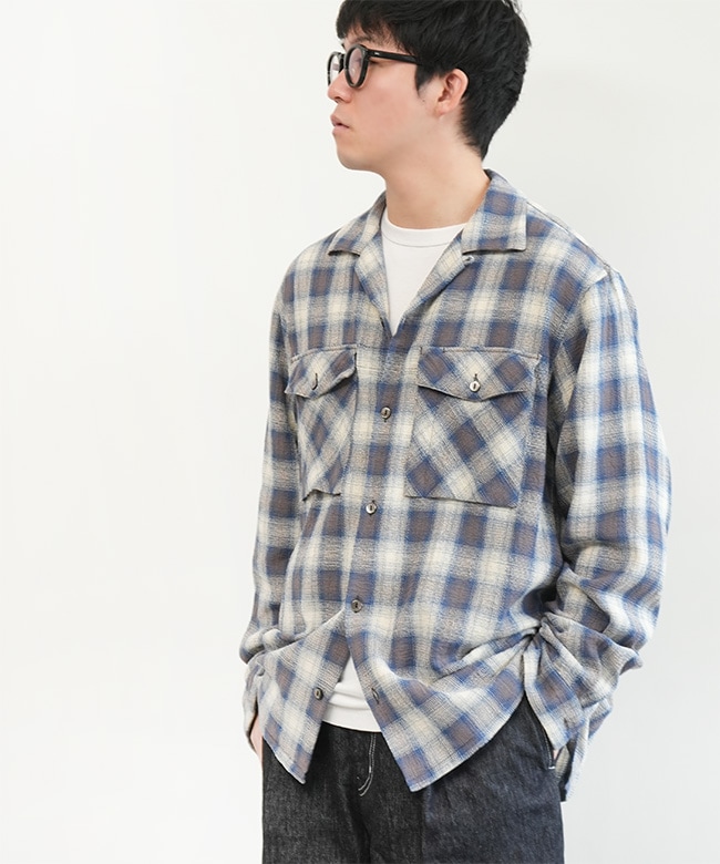 SALE 50%OFF】[6051-1101]Caledoor(カレドアー) Panama Cloth Check
