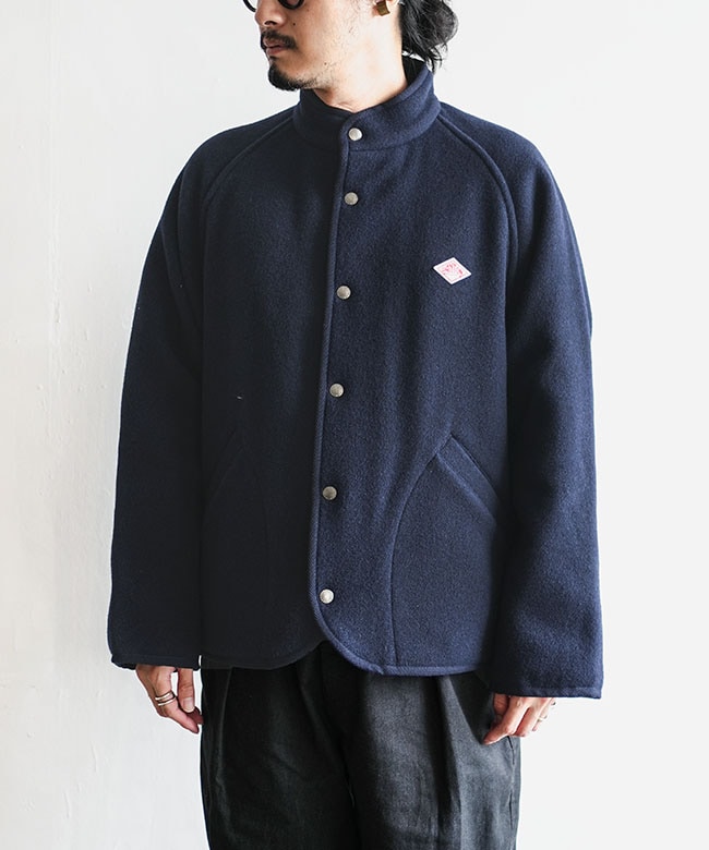◇[DT-A0715WLP]DANTON(ダントン) WOOL LIGHT PILE STAND COLLAR