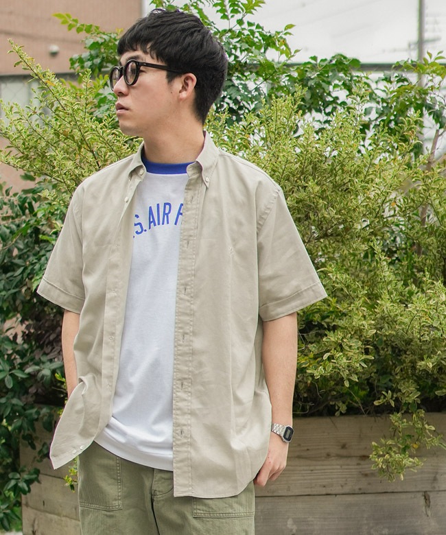 SALE 30%OFF】[GY-B0244LIP]Gymphlex(ジムフレックス) B.D. SHIRT S/S