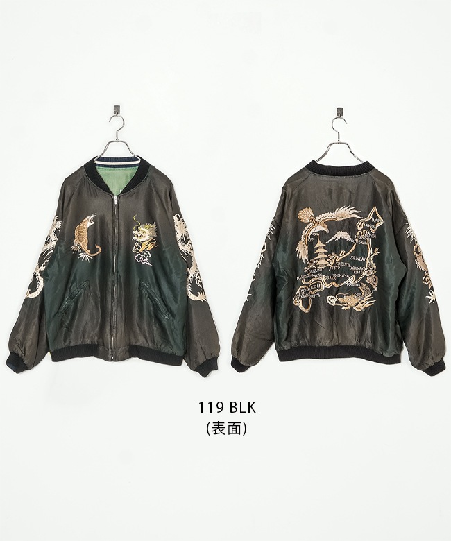 GL15553]gold(ゴールド) ACETATE SOUVENIR JACKET 