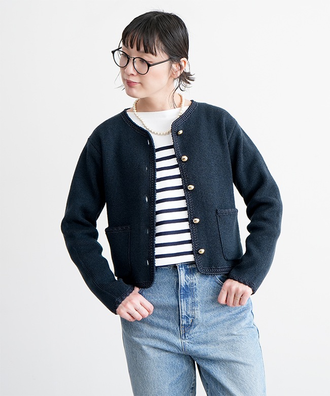 SALE 50%OFF】[25SMSNL09]THE SHINZONE(ザ シンゾーン) BOUCLE KNIT