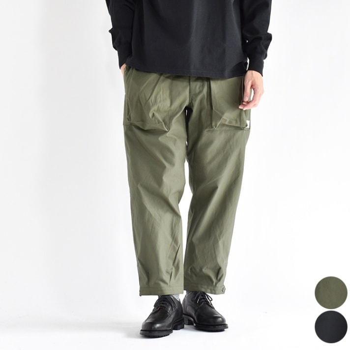 SF-242181]SASSAFRAS(ササフラス)Digs Crew Pants 4/5 / Cotton Duck