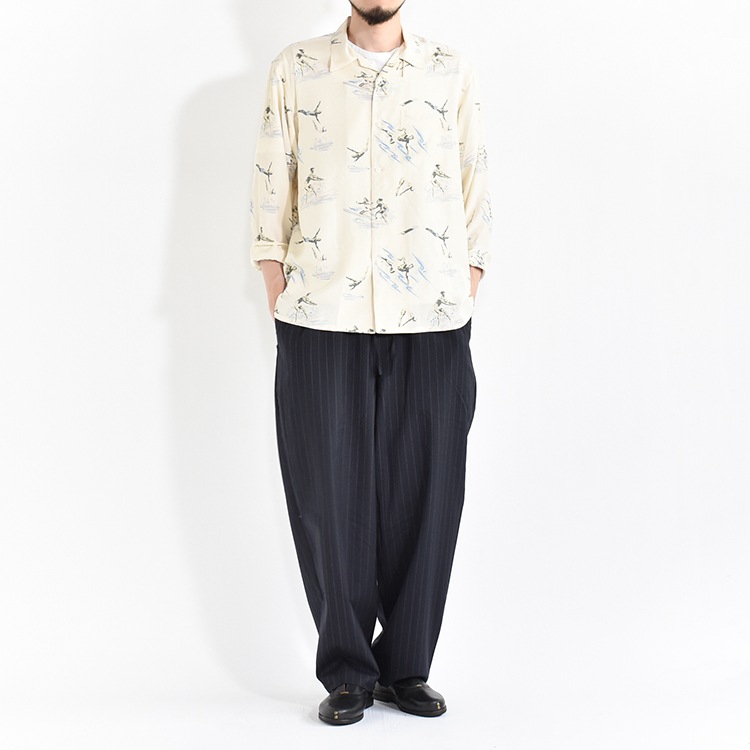 241OJ-SH02)OLD JOE(オールドジョー)ORIGINAL PRINTED OPEN COLLAR