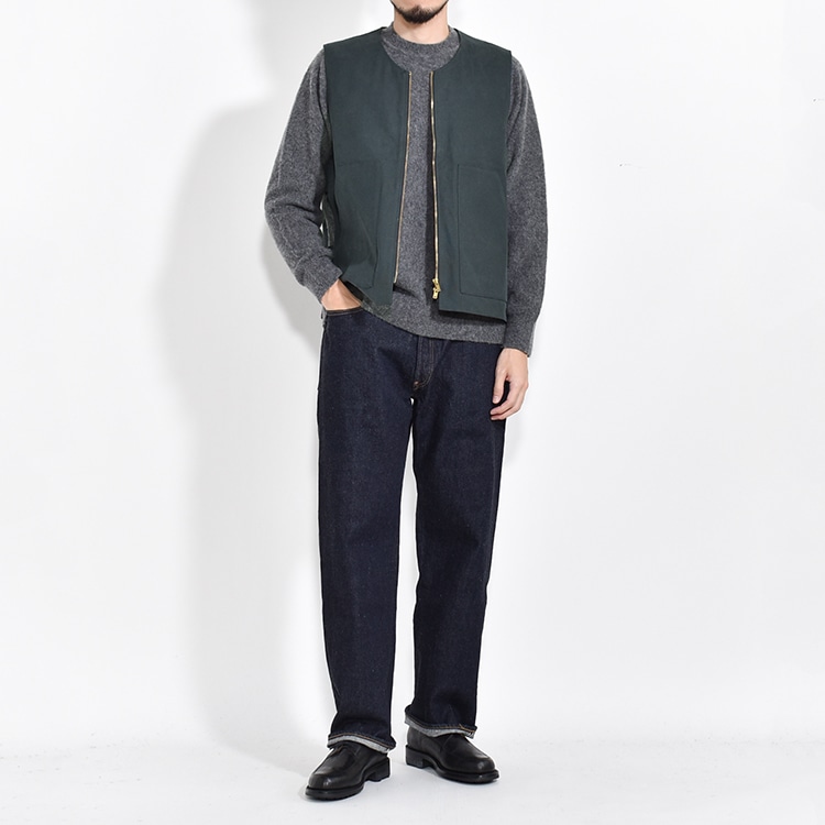 PMAS-VT02]PHIGVEL(フィグベル) Duck Cloth Workaday Vest(ダック