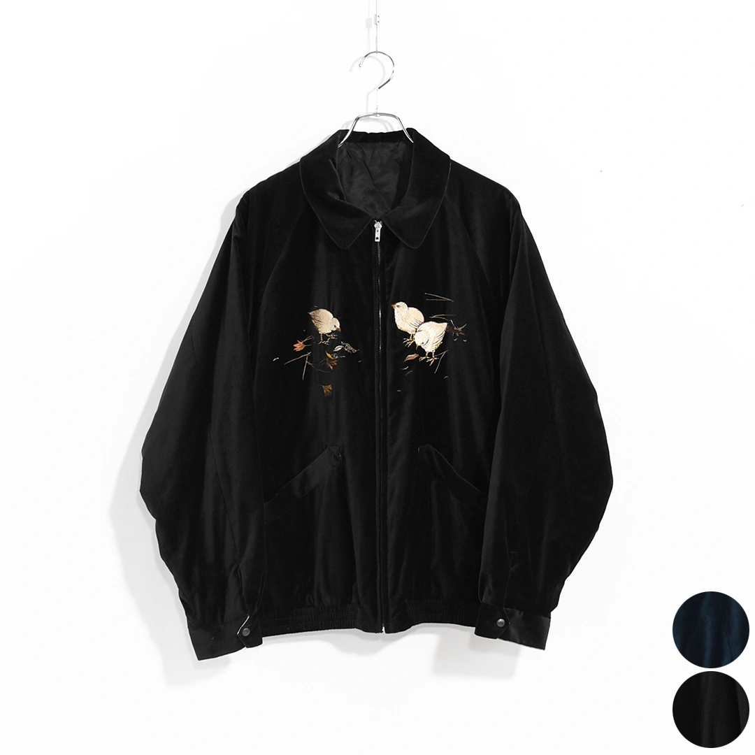 252OJ-JK12]OLD JOE(オールドジョー)Stunning Velvet Souvenir Jacket