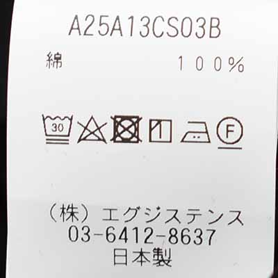 a25a13cs03b]MARKAWARE (マーカウェア) ORGANIC GIZA 80/2 KNIT