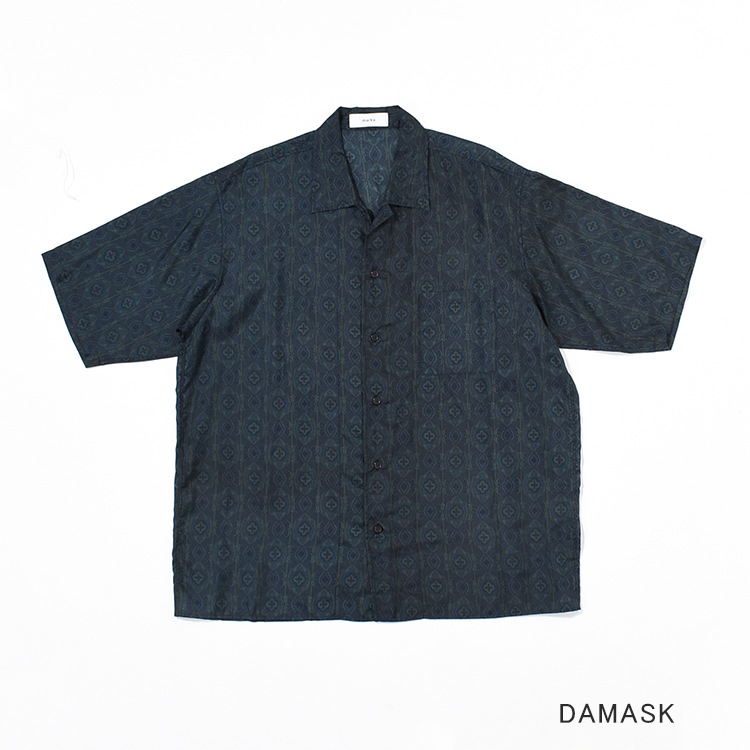 30% OFF】[m25a22sh02b]marka(マーカ) HABUTAE SILK SILK OPEN COLLAR