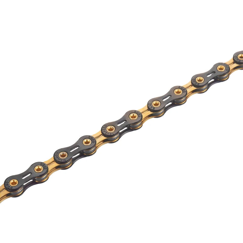 SUMC チェーン SX11SL ブラック×ゴールド 11段 シマノ、スラム