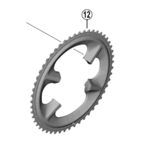 12]チェーンリング 52T-NH | シマノスモールパーツ,ロードバイク