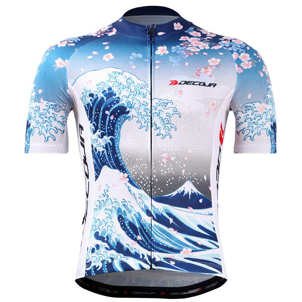 DECOJA(デコジャ) サイクルジャージ 富士波 半袖 和柄 | メンズウェア