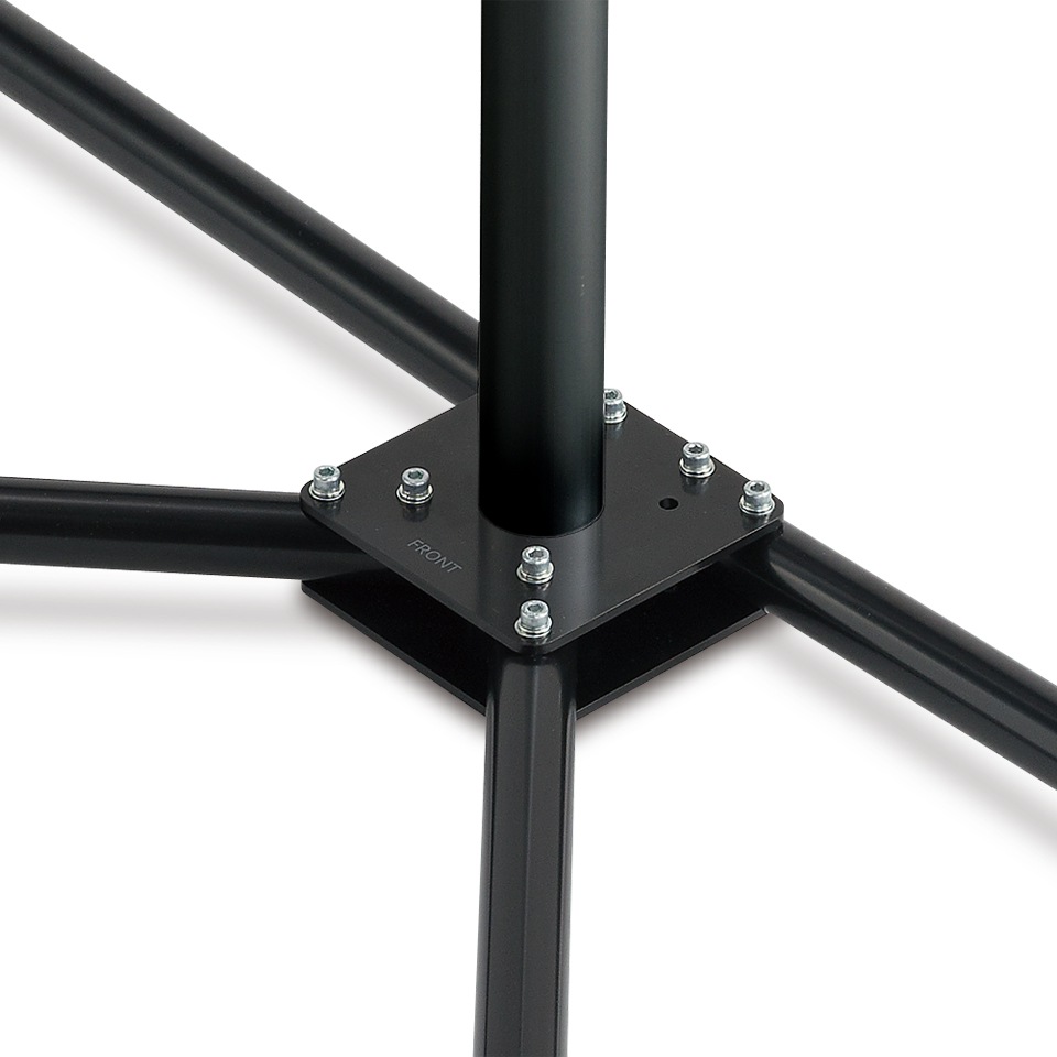 ミノウラ P-500AL-7S ブラック ディスプレイスタンド 自立式