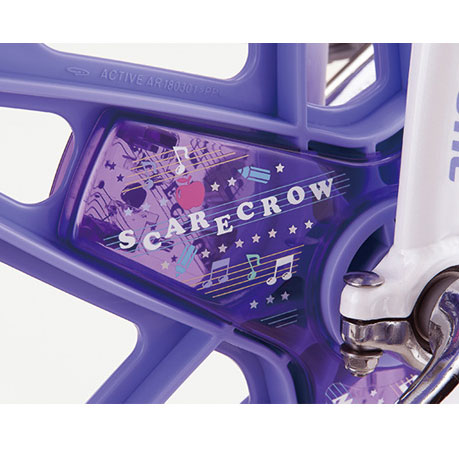 ブリヂストン スケアクロウ 一輪車 18インチ ラベンダー (P6732
