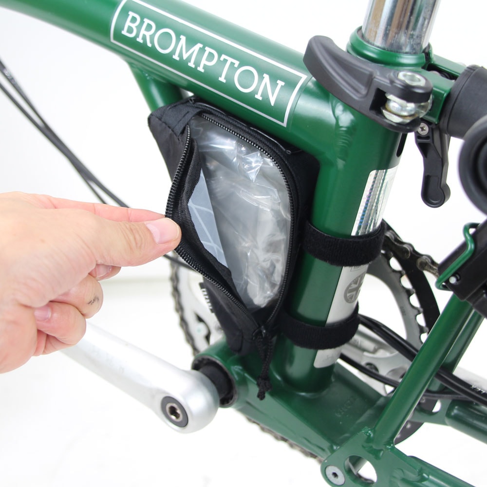 R250 ブロンプトン用フレームインナーバッグ ブラック アーガイル