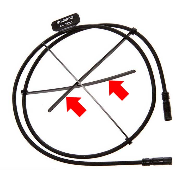 シマノ DI2 ケーブルタイのみ EW-SD50-I 20本入り | ロードバイク