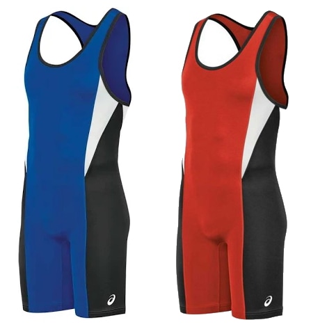 アシックス・レジット シングレット (ASICS LEGIT) [赤青セット