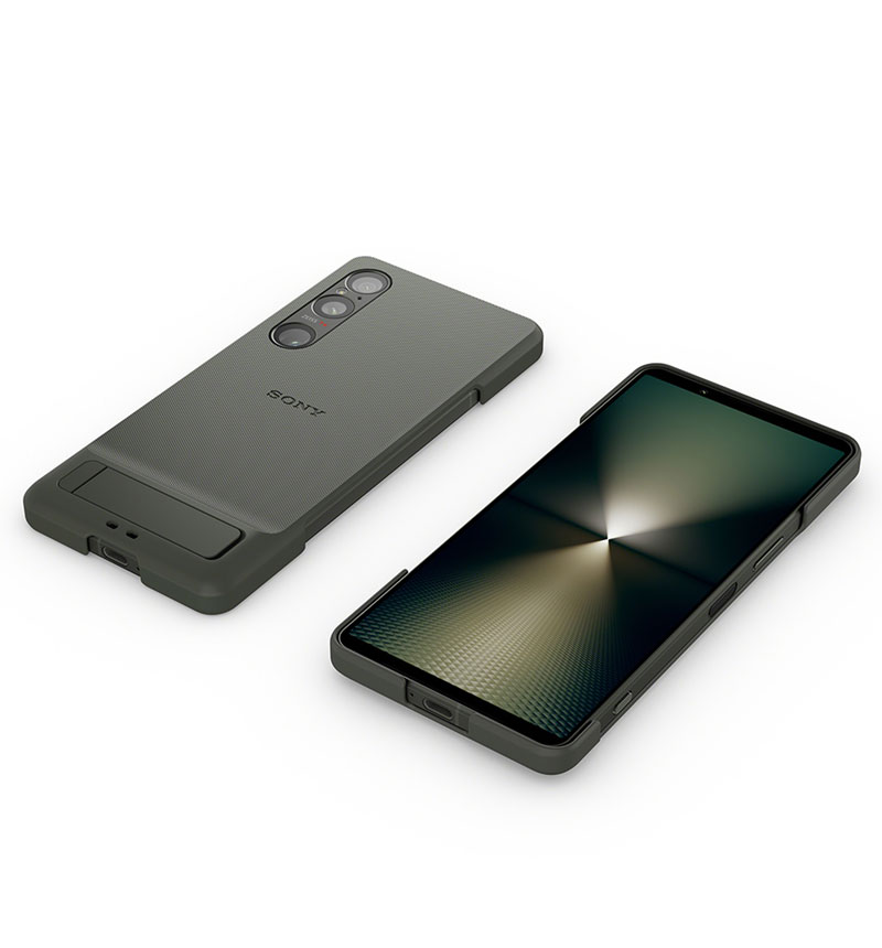 ソニー純正 Xperia 1 VI Style Cover with Stand Khaki Green カーキ