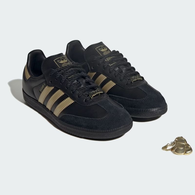 adidas 25Q4 SAMBA OG コアブラック/ゴールドメタリック/フットウェア