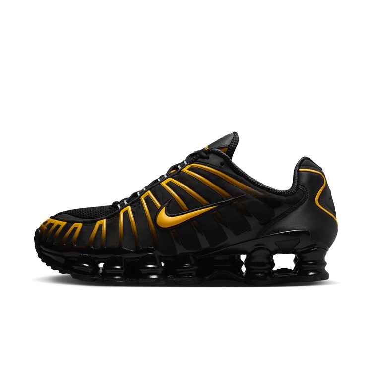 NIKE HO25 10/1 NIKE SHOX TL ブラック/ユニバーシティゴールド AV3595