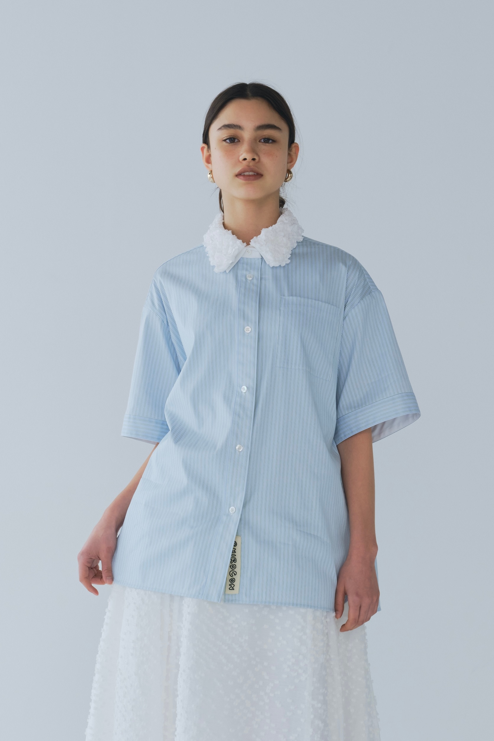 新品・未使用⭐︎yori shirocon⭐︎curlyオーバーシャツ38