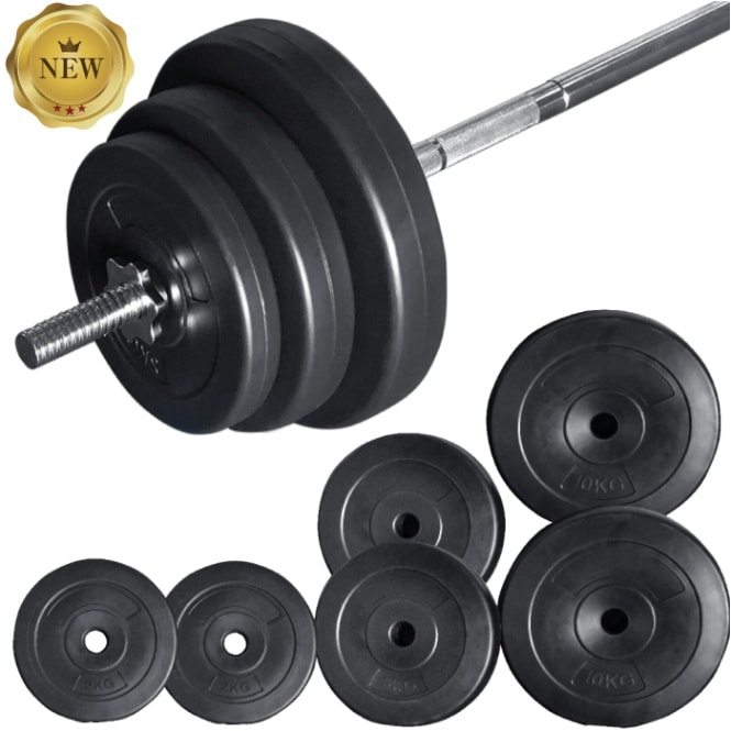 バーベル バーベルセット 40kg 【分割式シャフト】バーベルシャフト 筋