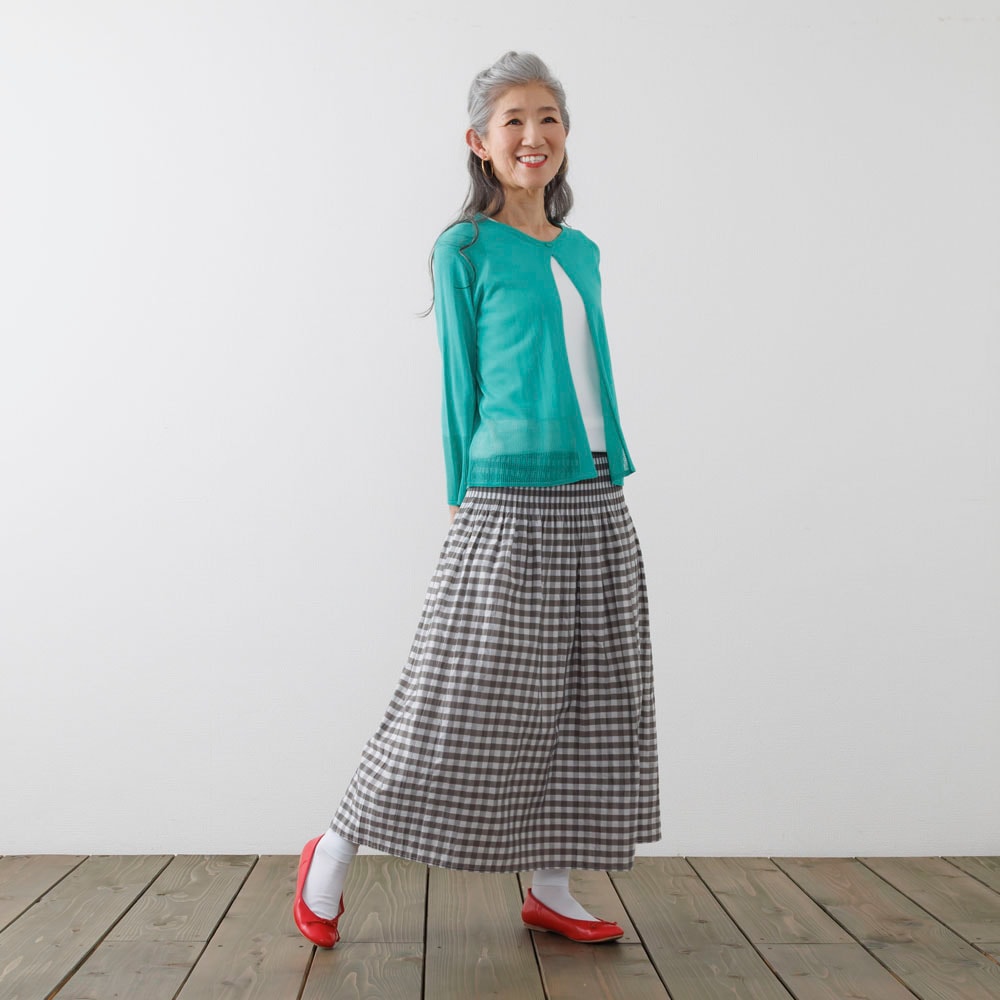 YOUKAヨウカ）リバーシブルスカート | レディースファッション Ι 60代