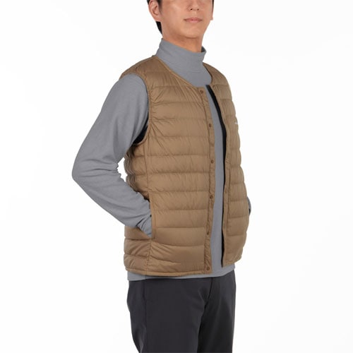モンベル mont-bell スペリオダウン ラウンドネックベスト Men's