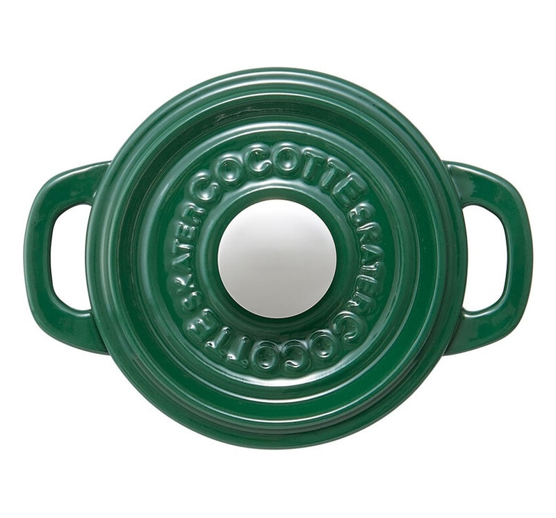 ユアサプライムス.com｜IH対応 ココット鍋 12cm リーフグリーン